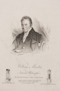 William Martin angol költő és fizikus, 1820 körül