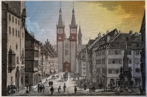 Wurzburg, 1830 körül (metszet) alkotó: . .