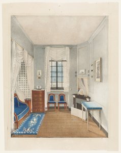 Egy francia restaurációs hálószoba alkotó: Bouilhet