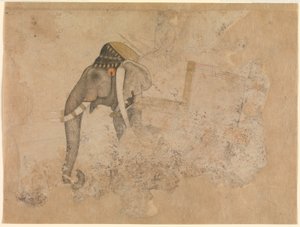 Hashim. Elefánt és Lovas. kb. 1640 Metropolitan Museum of Art, New York