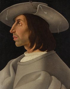 Profil férfi portréja, kb. 1525. alkotó: Italian Painter