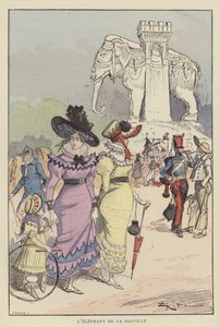 A Bastille elefántja alkotó: after Albert Robida