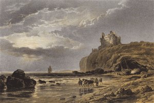 Tantallon kastély (chromolitho)