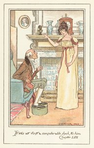 Illusztráció Jane Austens Emma számára alkotó: after Charles Edmund Brock
