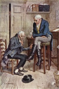 Illusztráció Nicholas Nickleby számára alkotó: after Charles Edmund Brock