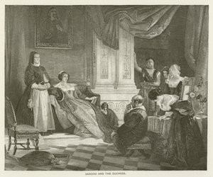 Sancho és a hercegnő alkotó: after Charles Robert Leslie