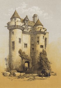 Nagy bejárat a Falkland-palotába (chromolitho)