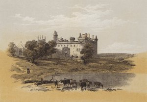 Linlithgow-palota (chromolitho)