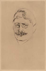 Knut Hamsun alkotó: after Edvard Munch