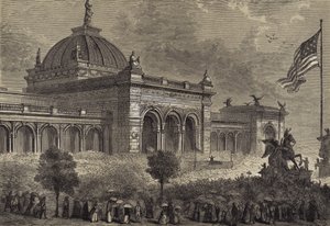 A Centenáriumi Kiállítás megnyitója, 1876. május 10