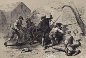 A Lexingtoni csata alkotó: after Felix Octavius Carr Darley
