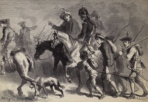 A New England Yeomanry felkelése alkotó: after Felix Octavius Carr Darley