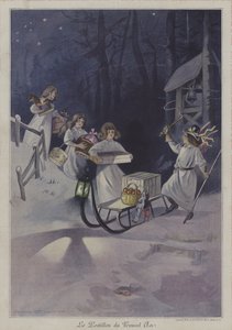 Az újévi postás alkotó: after Firmin Bouisset