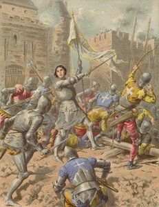 A Tournellák támadása Orleansban (chromolitho)
