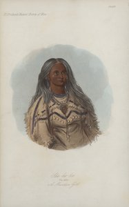 Sha-ko-ka, The Mint, A Mandan Girl (akvatinta)