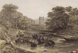 Gilnockie-torony (chromolitho)