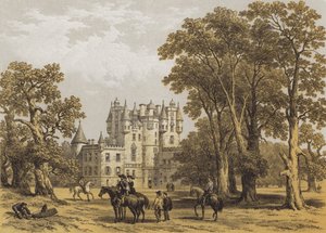 Glamis kastély, Forfarshire (chromolitho)