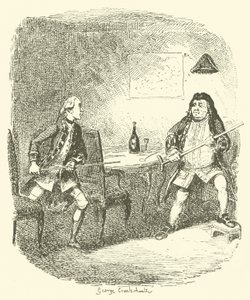 Illusztráció Tristram Shandy számára alkotó: after George Cruikshank