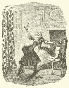 Illusztráció Tristram Shandy számára alkotó: after George Cruikshank