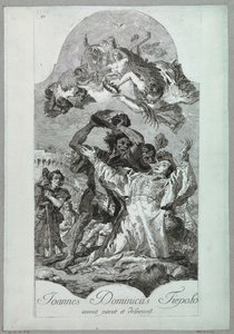Szent István mártíromsága alkotó: after Giovanni Battista Tiepolo