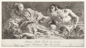 Velence Neptunusz hódolatában alkotó: after Giovanni Battista Tiepolo Giovanni Domenico Tiepolo