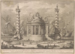 Az 1760-as Prima Macchina Kínában: Neptunusz temploma