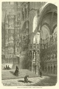 A Cathedrale de Tolede belseje