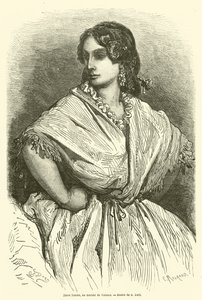 Fiatal nő a valenciai piacon alkotó: Gustave after Dore