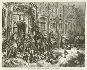 A Csipkerózsika, a Herceg érkezése alkotó: Gustave after Dore