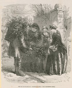 A fagyöngy eladó (metszet) alkotó: after Hablot Knight Browne