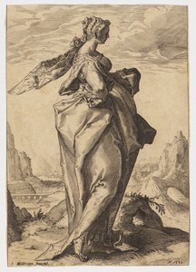 Debora alkotó: after Hendrik Goltzius