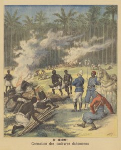 Halott dahomeiak holttestének hamvasztása, Dahomey