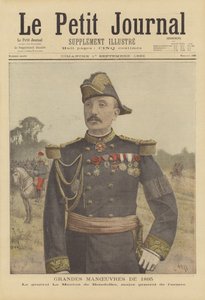 A francia hadsereg 1895-ös nagy manőverei. Le Mouton de Boisdeffre tábornok
