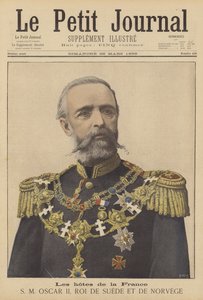 Franciaország vendégei; II. Oscar, Svédország és Norvégia királya