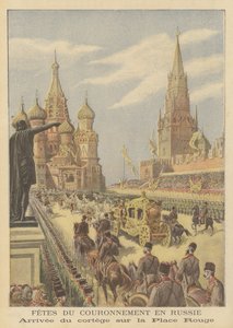 Miklós cár és Alexandra orosz cárnő megkoronázása