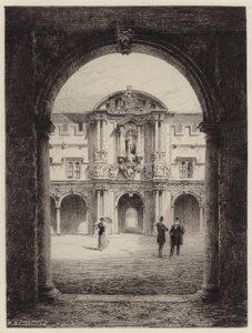 A St Johns College kapuja alkotó: after Henri Toussaint