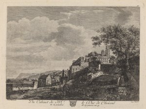 Kilátás a Hilltownra alkotó: after Jan van der Heyden Jeanne Deny