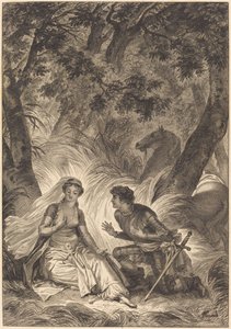 Garbe királyának menyasszonya: A lovag alkotó: after Jean Honoré Fragonard