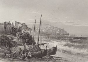 Jaffa, az ókori Joppa alkotó: after John Douglas Woodward