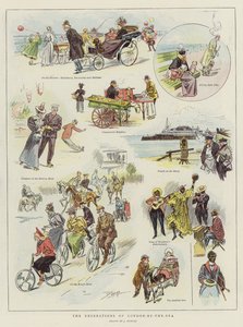 A London-by-the-Sea kikapcsolódásai (chromolitho)