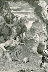 Beowulf megtalálja Aschere fejét