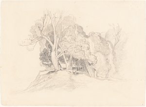 Táj a fákkal alkotó: after John Sell Cotman British 19th Century