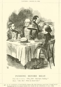 Puding hús előtt alkotó: after John Tenniel