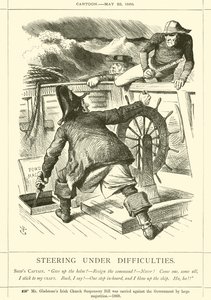 Kormányzás nehézségek alatt alkotó: after John Tenniel