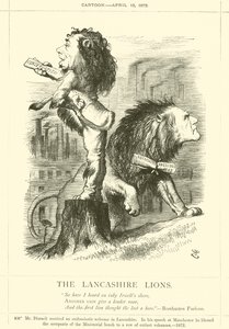 A Lancashire Lions alkotó: after John Tenniel
