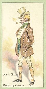 Lord Gules, Sznobok könyve (chromolitho) alkotó: after Joseph Clayton Clarke