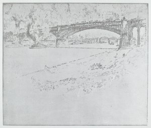 Az Eads-híd, St. Louis [felül] alkotó: after Joseph Pennell