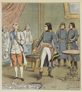 Bonaparte és Cobentzel grófja alkotó: after Louis Charles Bombled