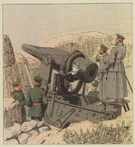 Orosz 9 hüvelykes oldalfegyver alkotó: after Louis Charles Bombled