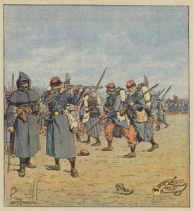 Visszavonulási harc alkotó: after Louis Charles Bombled